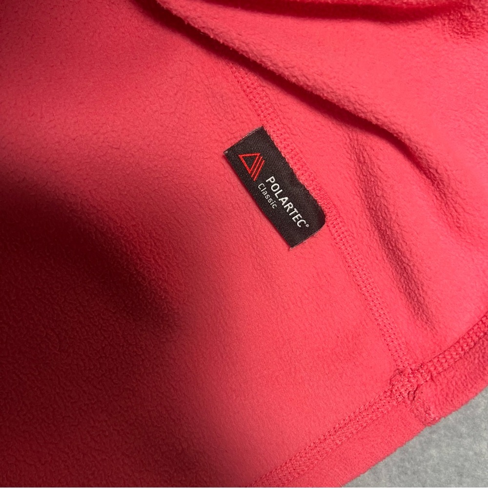 The North Face womens Polartec Classic Pink Quarter-Zip Pullover size XL - Picture 6 of 6